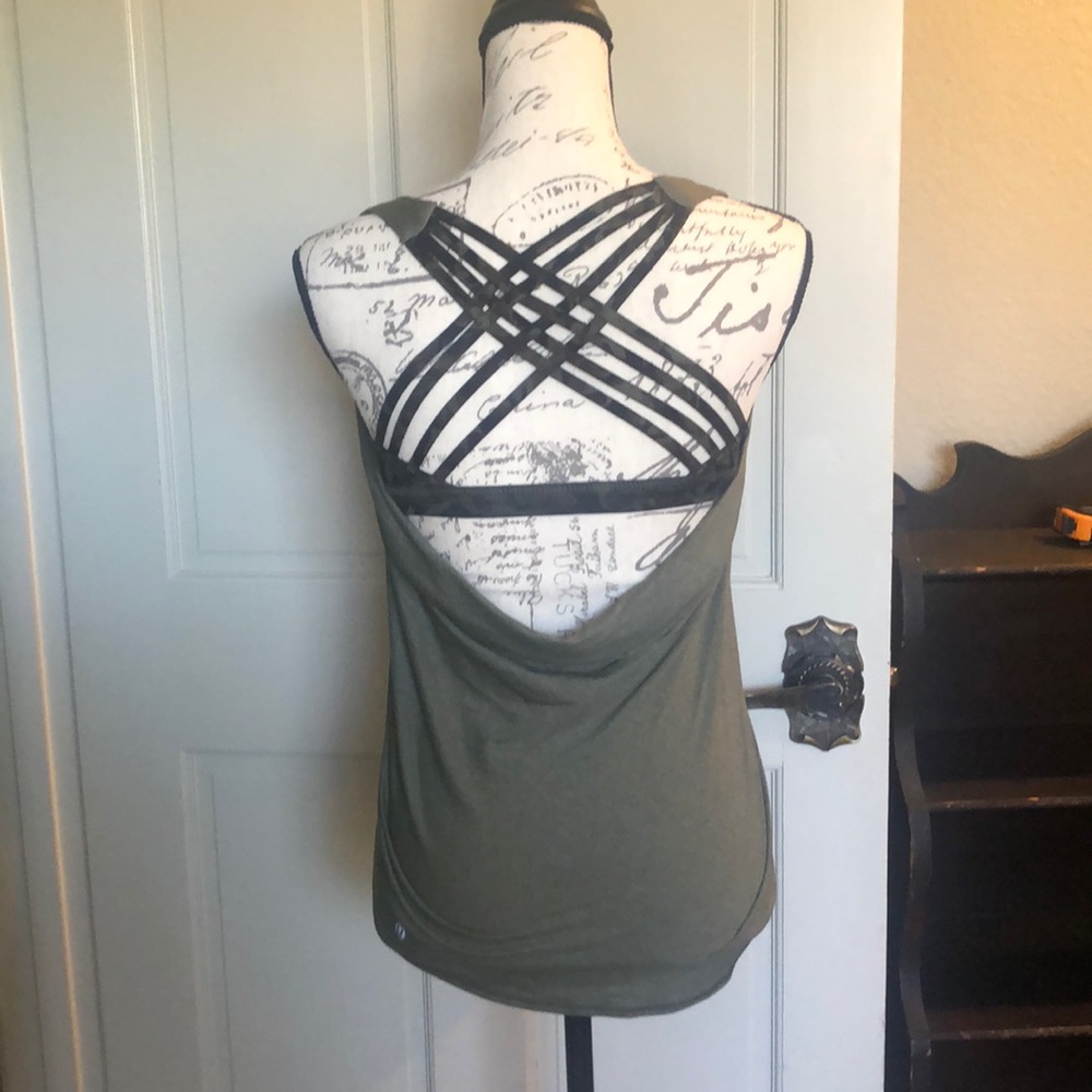 Army camouflage lulu lemon top